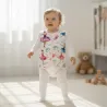 🌸 Tavaszi balerinás bébi mellény – könnyed kényelem a legkisebbeknek 🌸