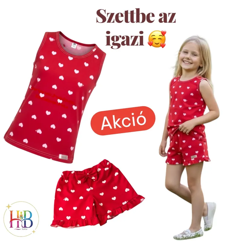 Lány rövidnadrág, atléta szett /  AKCIÓ /